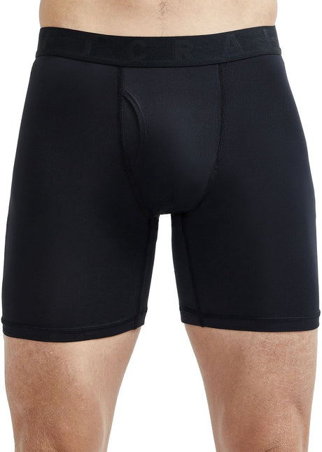 Craft active boxer 6-inch m heren sportonderbroek - zwart s