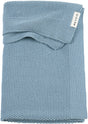 Meyco baby mini relief wiegdeken - jeans blue - 75x100cm - 1.0 tog
