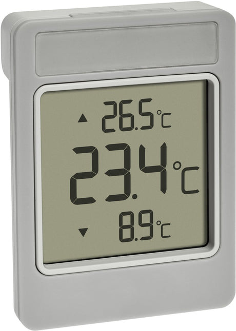 Tfa dostmann windoo 30.1067.15 raamthermometer grijs