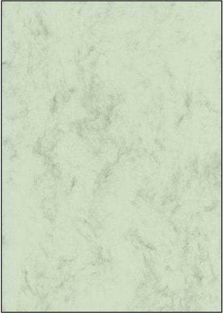 Sigel designpapier a4 marmer groen 200 grams 50 vel