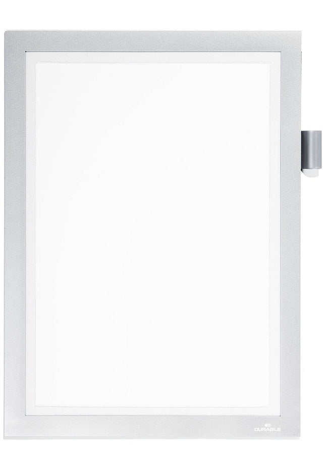 Durable duraframe magnetisch kader note a4, zilver