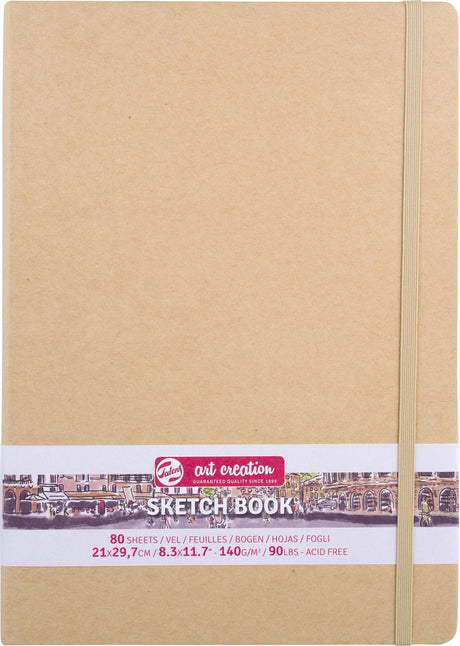 Talens art creation schetsblok 21x29,7cm - 80 vellen - kraft