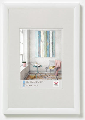 Walther trendstyle - kunststof lijst - fotoformaat 30x40 cm - wit