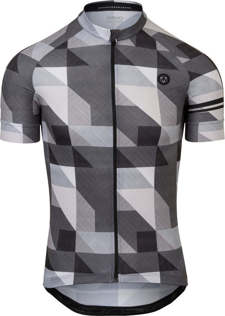 Agu triangle stripe fietsshirt essential heren - zwart - s