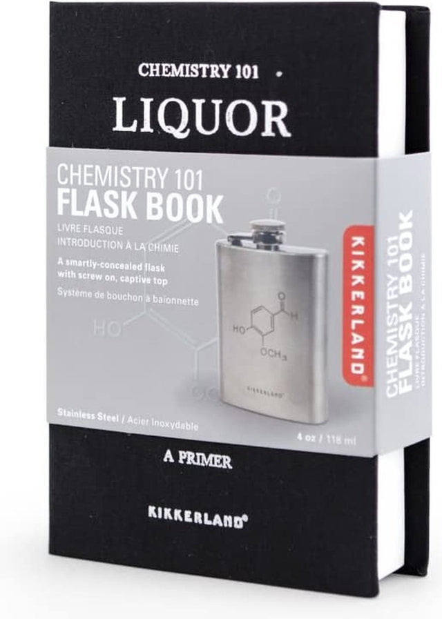 Kikkerland leren heupfles - 200 ml - drinkfles - outdoor