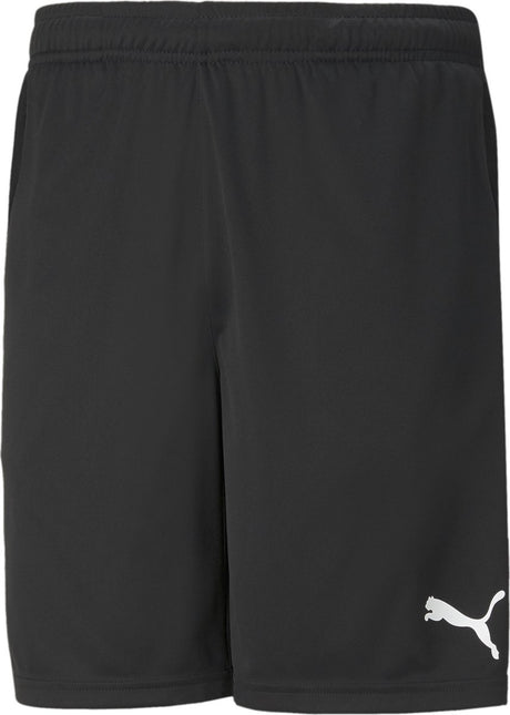 Puma teamrise training shorts heren sportbroek - black- white xl