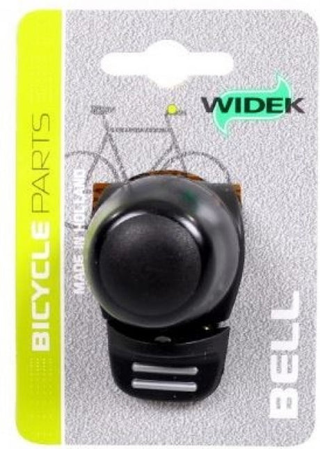 Widek fietsbel compact 2 op kaart zwart
