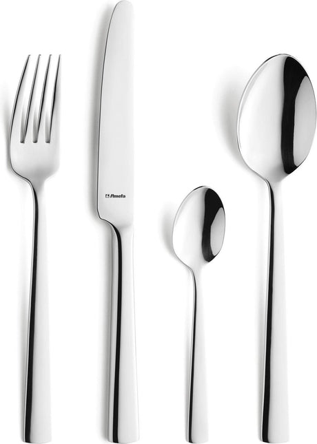 Amefa moderno - 6 persoons - 24-delige bestekset - voor 6 personen - zilver-luxe geschenkdoos- hoogwaardig 18 10 chroomnikkelstaal