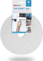 Velcro one-wrap - kabelbinderband - herbruikbaar - 25 meter - 10 mm - wit