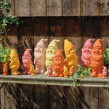 Decoris gnoom keramiek 5cm x w.5cm x h.10cm oranje tinten