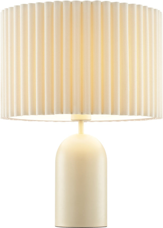 Brilliant velin - tafellamp - 1-lichts - e27 - beige