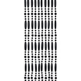 Wicotex vliegengordijn perla 90x220cm zwart