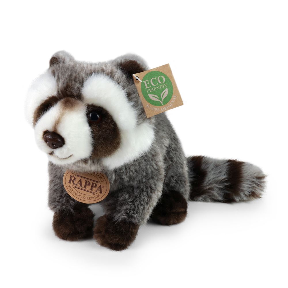 Pluche wasbeer 22 cm eco-vriendelijk | 2 stuks