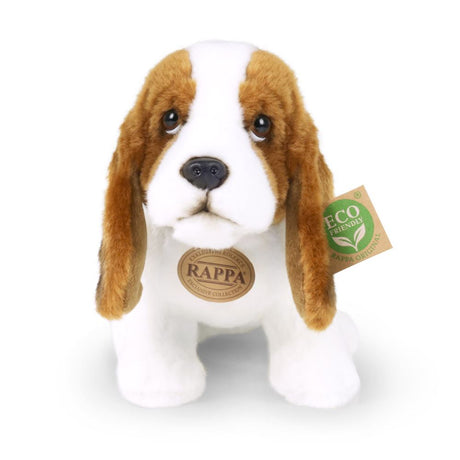 Pluche basset 32 cm eco-vriendelijk | 2 stuks