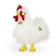 Pluche witte haan 33 cm eco-friendly | 2 stuks