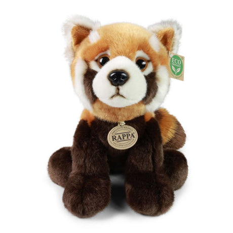 Pluche rode panda 28 cm eco vriendelijk