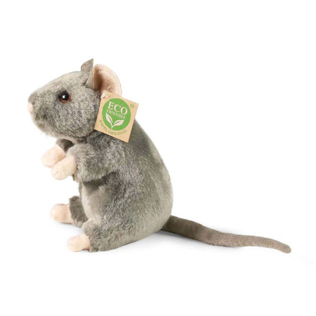 Pluche muis 16 cm eco-vriendelijk