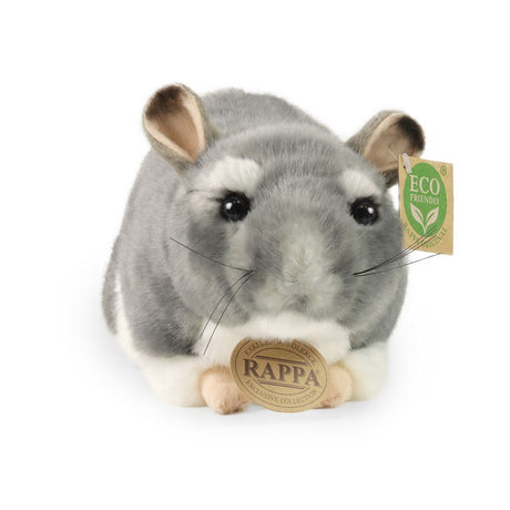 Pluche chinchilla 22 cm eco-vriendelijk | 2 stuks