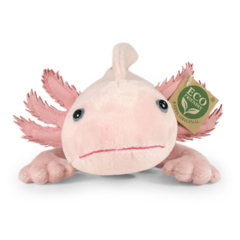 Pluche axolotl 33 cm eco-vriendelijk