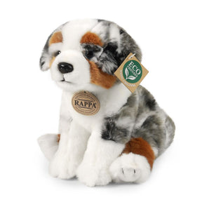 Pluche australian shepherd 23 cm eco-vri | 2 stuks