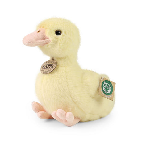 Pluche eend 24 cm eco-vriendelijk