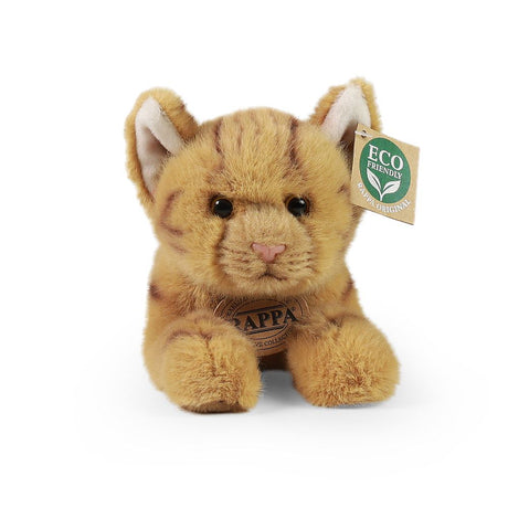 Pluche bruin kat 20 cm eco-vriendelijk | 2 stuks
