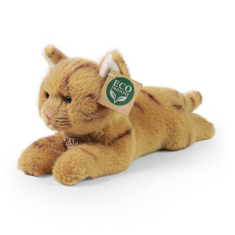 Pluche bruin kat 20 cm eco-vriendelijk | 2 stuks