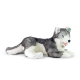Pluche husky hond 60 cm eco-vriendelijk