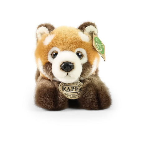 Pluche rode panda liggend 20 cm eco-vrie | 2 stuks