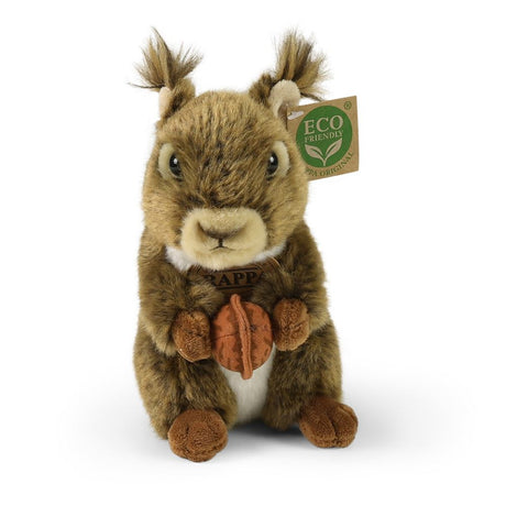 Pluche eekhoorn 17 cm eco-vriendelijk | 2 stuks