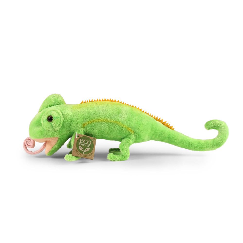 Pluche kameleon 30 cm eco-vriendelijk | 2 stuks
