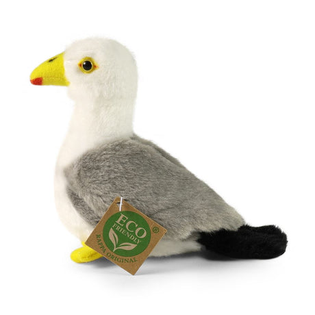 Pluche meeuw 14 cm eco vriendelijk