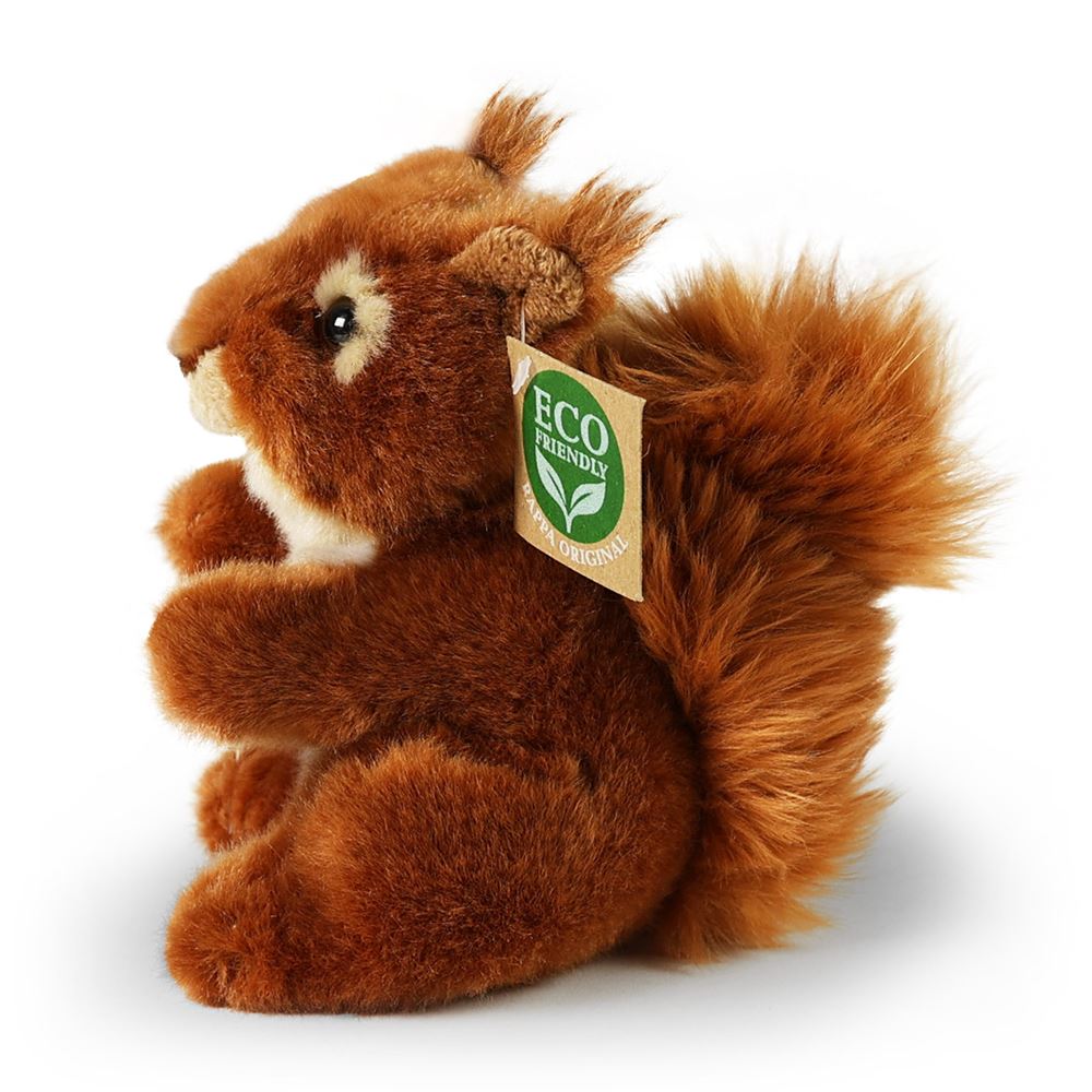 Pluche eekhoorn 16 cm eco-vriendelijk | 2 stuks