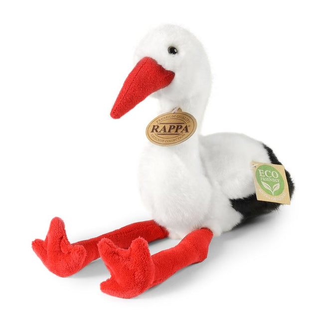 Pluche ooievaar 20 cm eco-vriendelijk