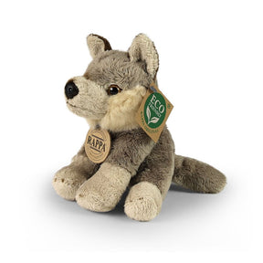 Pluche wolf 13 cm eco-vriendelijk | 2 stuks