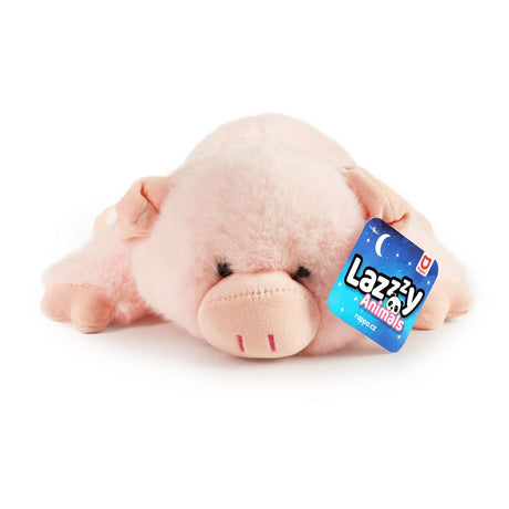 Lazyanimals pluche varken 29 cm. eco-vri