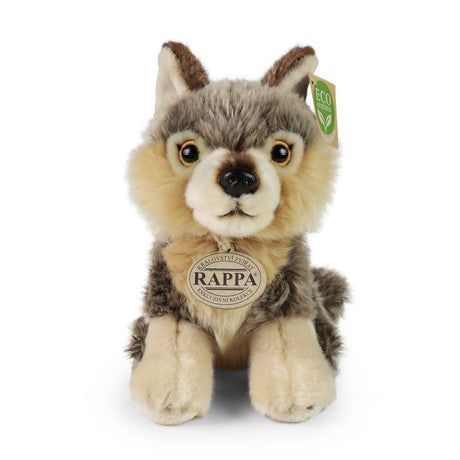 Pluche wolf 18 cm eco-vriendelijk