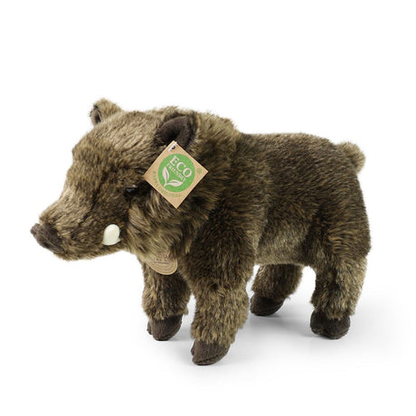 Pluche wild zwijn 30 cm eco-vriendelijk | 2 stuks