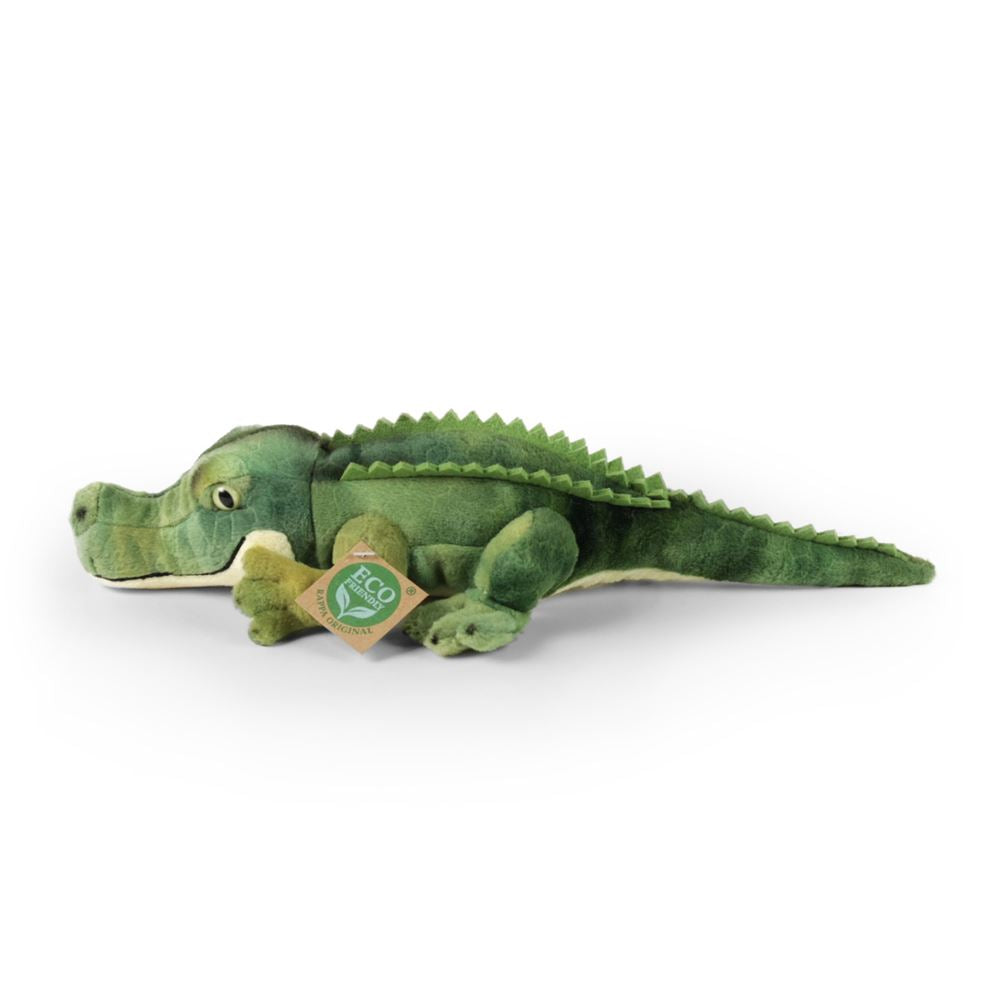 Pluche krokodil 34 cm eco-vriendelijk | 2 stuks