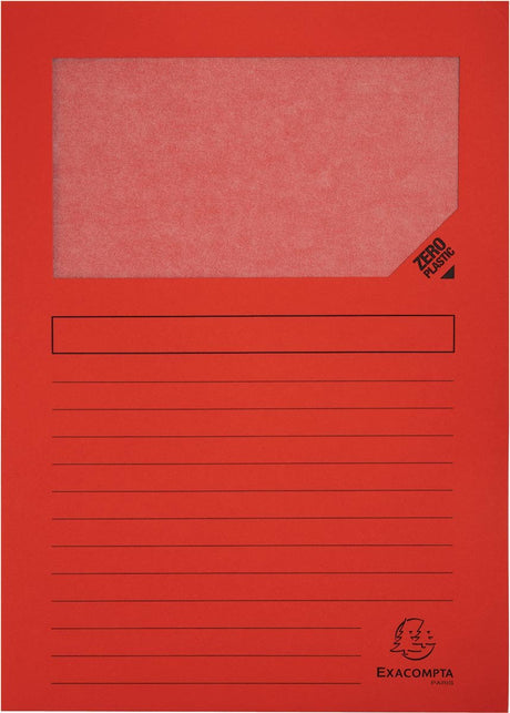 Exacompta l-map forever | voor ft a4 | pak van 25 stuks | rood
