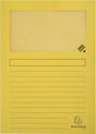 Exacompta 16x forever pak van 25 venstermappen 120g m2 - 22x31cm voor a4 - geel - 50259e