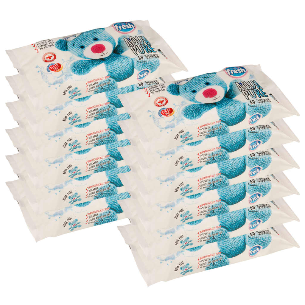 Vidaxl baby salviette 12 pacchetti 720 salviettine