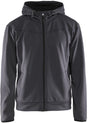 Blåkläder 3363-2526 hoodie met rits medium grijs zwart - maat 4xl