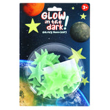 Amazing cool glow in the dark sterren en maan | 6 stuks