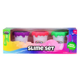 Amazing cool slime 3 stuks assorti paars, groen, roze | 4 stuks