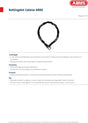 Abus kettingslot 6806K 85 - Blauw - 85cm - Fietsslot