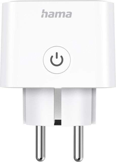 Hama smart wifi stopcontact - 3680w - matter - met energiemeter - wit