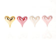 Hbx natural living hbx living beeld hart aardewerk 9x8x4cm 4 assorti kleuren