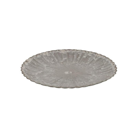 Hbx natural living onderbord melamine ribbel 33cm bruin