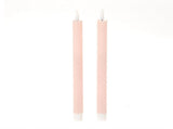 Hbx natural living dinerkaars led vlam 24.5cm roze